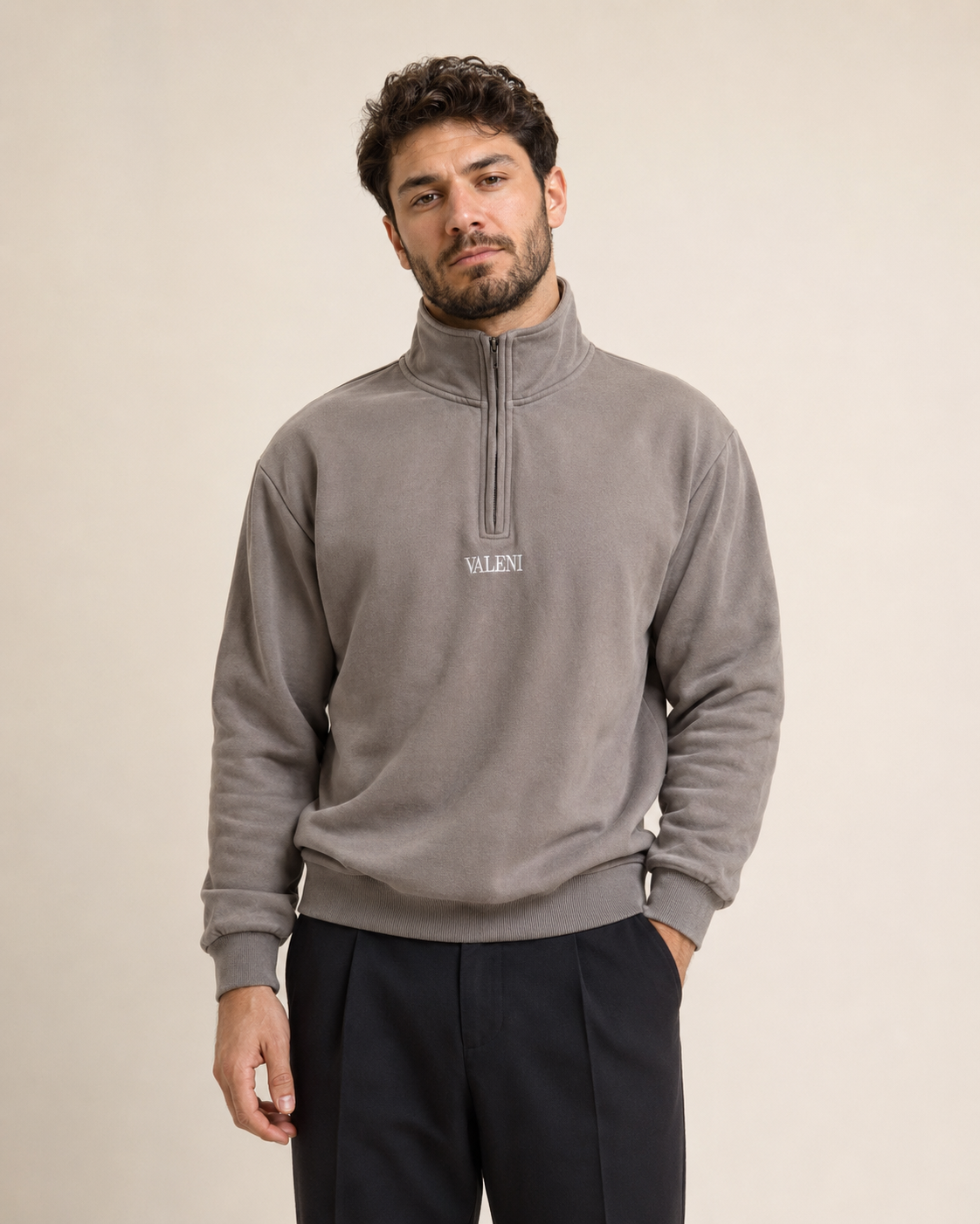 THE HALF ZIP